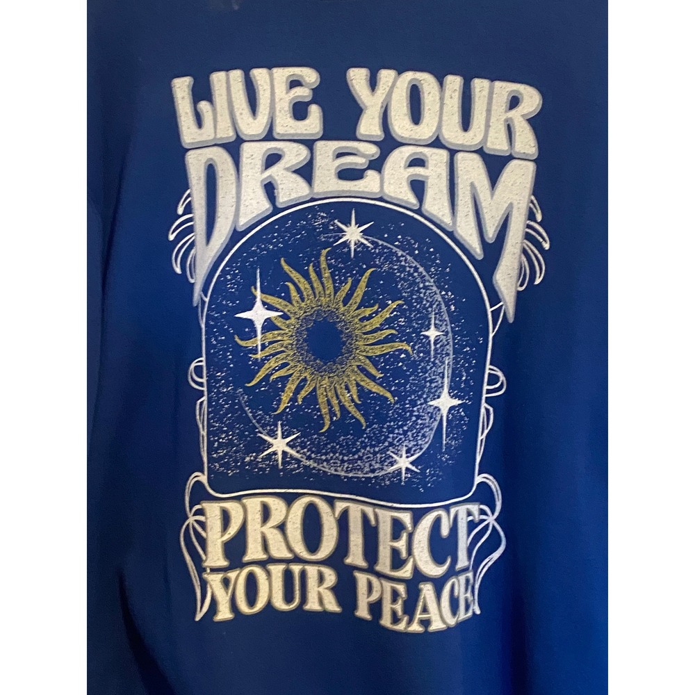 Awake Sweatshirt Womens Medium AOP Graphic Pull Over Lifestyle Streetwear - Picture 2 of 8